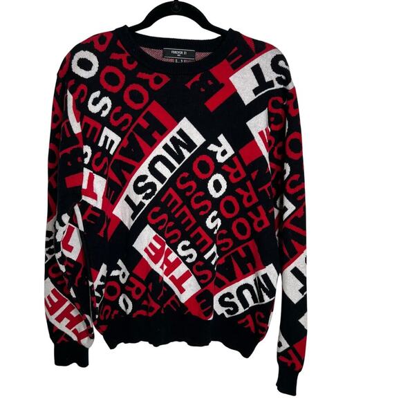 Forever 21 Men's Cotton‎ Crewneck Sweater Size XL - Picture 1 of 6